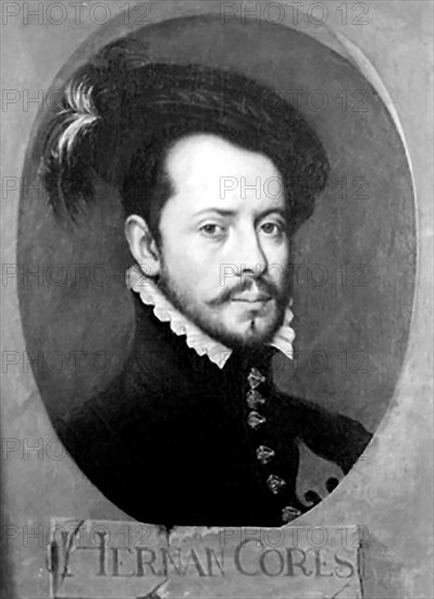 ANONIMO
HERNAN CORTES 1485/1547-CONQUISTADOR ESPAÑOL DE MEXICO
SEVILLA, COLECCION DUQUE DEL