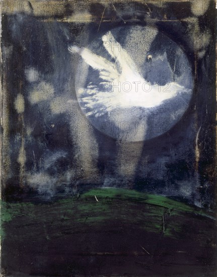 BLECKNER ROSS
BIRD-1993/4-oleo sobre lienzo-  46x35cm
MADRID, GALERIA SOLEDAD