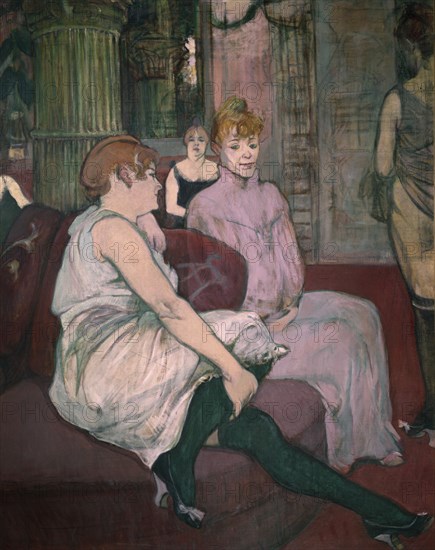 TOULOUSE LAUTREC 1864/1901
SALON DE LA RUE DES MOULINS - 1894 - O/L - 111,5x132,5 -