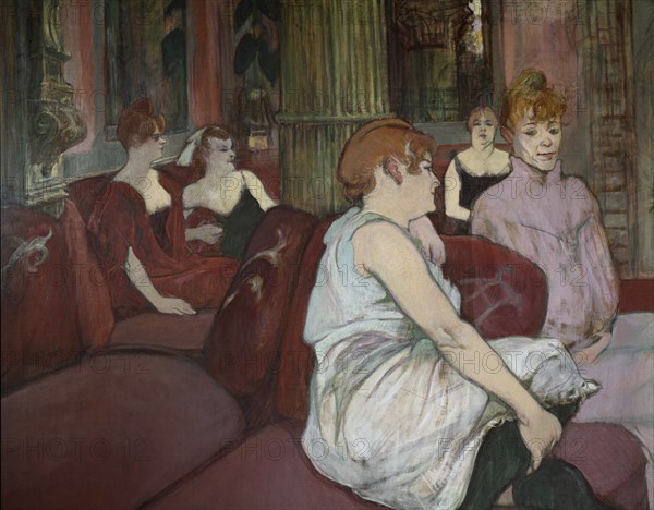 TOULOUSE LAUTREC 1864/1901
SALON DE LA RUE DES MOULINS - 1894 - O/L - 111,5x132,5 -