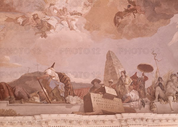 TIEPOLO GIOVANNI BATTISTA 1696/1770
ALEGORIA DE ASIA - FRESCO - 1753
WURZBURG, RESIDENCIA DEL