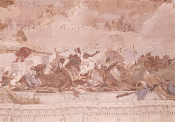 TIEPOLO GIOVANNI BATTISTA 1696/1770
ALEGORIA DE AFRICA  LAS CONSTELACIONES Y LOS DIOSES ANTIGUOS -