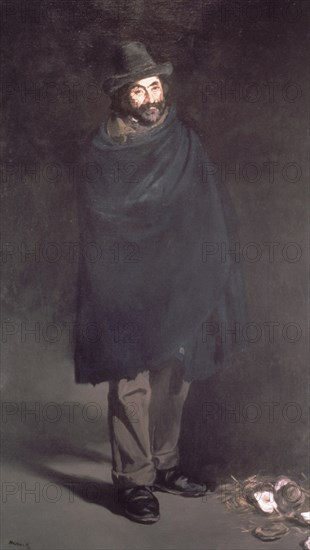 MANET EDUARD 1832/83
FILOSOFO CON UN SOMBRERO - 1865 - O/L - 187x108 - IMPRESIONISMO