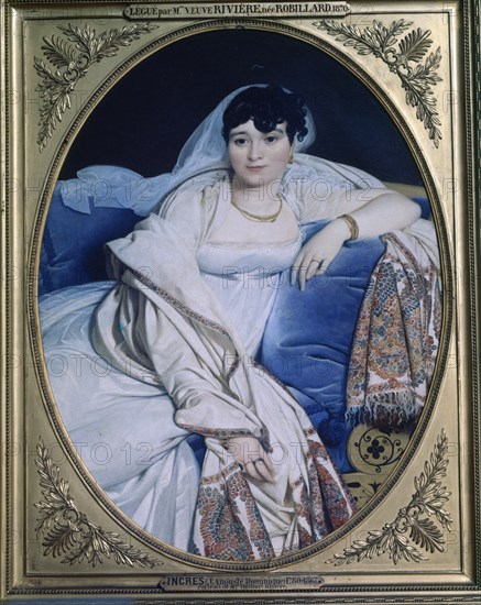 INGRES 1780/1867
MADAME RIVIERE - 1805 - O/L - 116x82 - NEOCLASICISMO FRANCES
PARIS, MUSEO