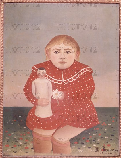 ROUSSEAU HENRI 1844/1910
LA NIÑA Y LA MUÑECA - 1905 - 66,5x51 - PINTURA NAÏF
PARIS, COLECCION
