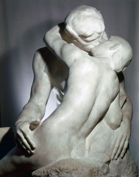 Rodin, Le Baiser (détail)