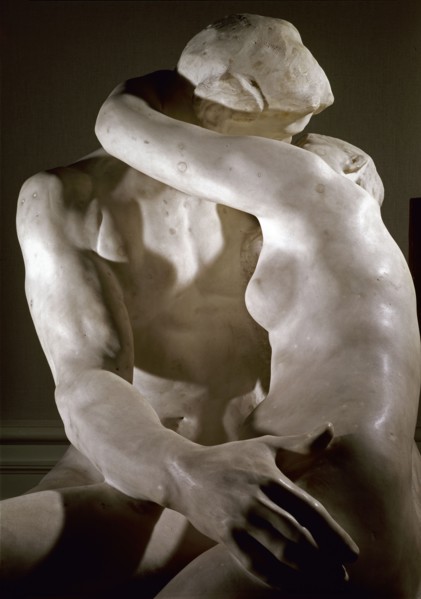 Rodin, Le Baiser (détail)