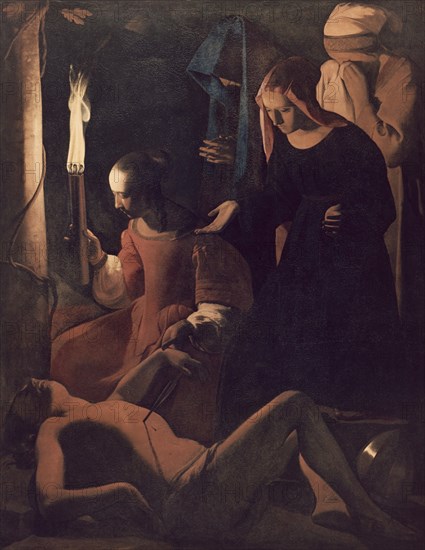 TOUR GEORGES DE LA 1593/1652
SAN SEBASTIAN ATENDIDO POR SANTA IRENE - 1640 - BARROCO