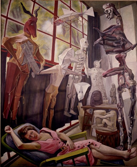 RIVERA DIEGO 1886/1957
TALLER DE DIEGO - 1954 - O/L - PINTURA MEXICANA
MEXICO DF, MUSEO DE ARTE