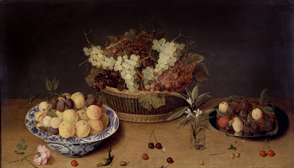 SOREAU ISAAC 1604/38
FRUTAS Y FLORES - S XVII - BARROCO FLAMENCO
PARIS, MUSEO PETIT