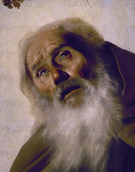 Zurbaran, Saint Anthony the Abbott (detail of his face)