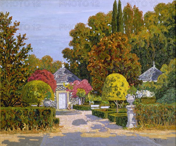 GRACIA MANUEL DE 1937-
JARDINES DE LA GRANJA EN OTOÑO

This image is not downloadable. Contact