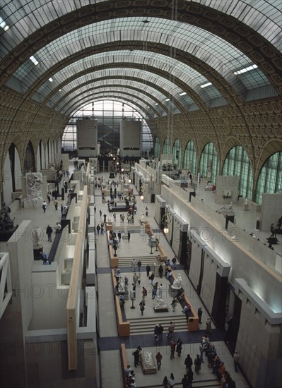 AULENTI GAE
INTERIOR-VISTA DE LA GALERIA CENTRAL DE ESCULTURA DEL S XIX
PARIS, MUSEO DE
