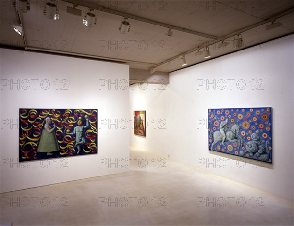PEREZ VILLALTA GUILLERMO 1948-
INTERIOR DE LA SALA DE EXPOSICIONES- PEREZ VILLALTA