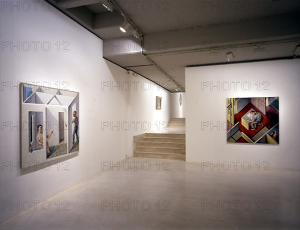 PEREZ VILLALTA GUILLERMO 1948-
INTERIOR DE LA SALA DE EXPOSICIONES- PEREZ VILLALTA