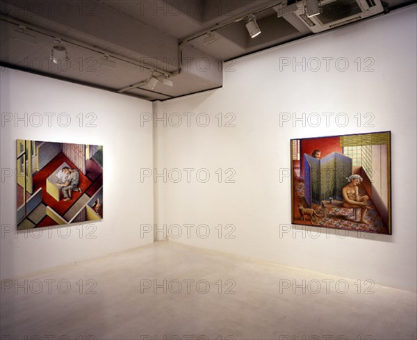 PEREZ VILLALTA GUILLERMO 1948-
INTERIOR DE LA SALA DE EXPOSICIONES- PEREZ VILLALTA