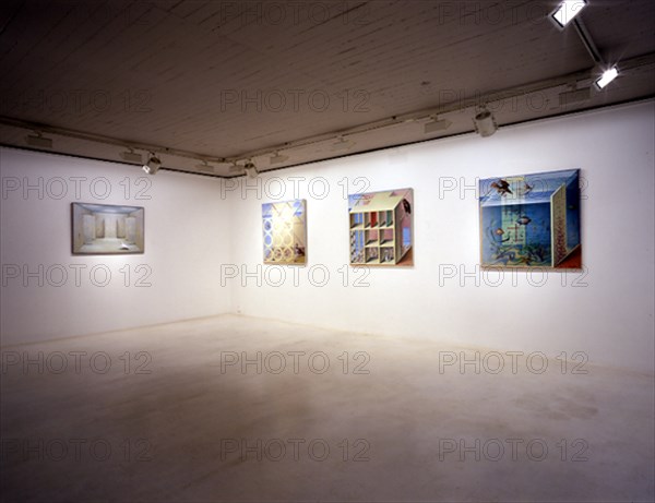PEREZ VILLALTA GUILLERMO 1948-
INTERIOR DE LA SALA DE EXPOSICIONES- PEREZ VILLALTA
