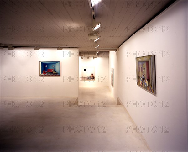 PEREZ VILLALTA GUILLERMO 1948-
INTERIOR DE LA SALA DE EXPOSICIONES- PEREZ VILLALTA