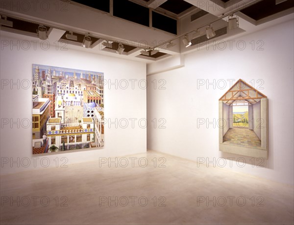 PEREZ VILLALTA GUILLERMO 1948-
INTERIOR DE LA SALA DE EXPOSICIONES- PEREZ VILLALTA