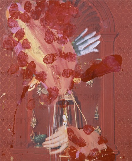 GALINDO JORGE 1964/
BABY DOLL-IMAGES D'UNE PATRIE III-2003- TECNICA MIXTA SOBRE TELA- 180x150