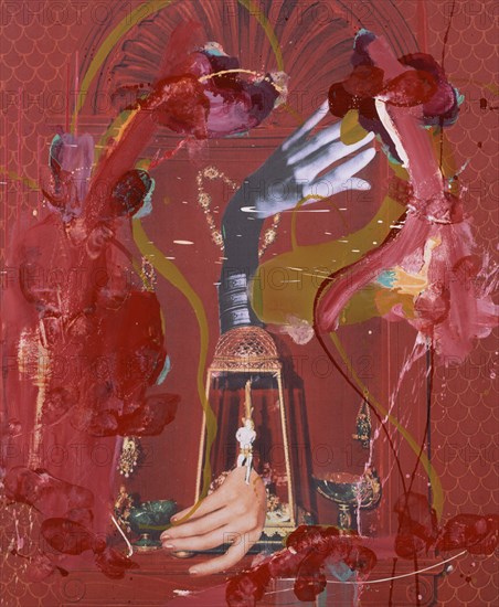 GALINDO JORGE 1964/
BABY DOLL,IMAGES D'UNE PATRIE II- 2003- TECNICA MIXTA SOBRE TELA-180x150