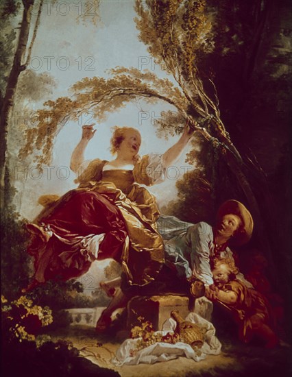 FRAGONARD JEAN-HONORE 1732-1806
EL COLUMPIO - 1750-52 - O/L - 120x94,5 - BARROCO/ROCOCO