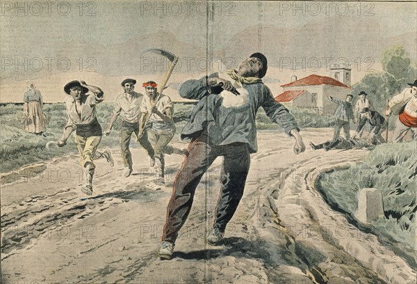 SUICIDIO DE MATEO MORRAL AUTOR DEL ATENTADO CONTRA ALFONSO XIII- 1906

This image is not