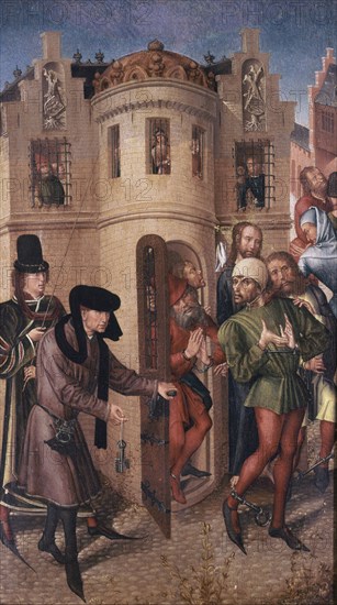 MAESTRO DE SANTA GUDULA
LIBERACION DE PRISIONEROS - LEYENDA DE SAINT GERY - 1480
CLUNY,