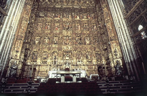 FERNANDEZ ALEMAN JORGE
RETABLO MAYOR - S XV/XVI - ARTE GOTICO - COMENZADO EN 1482 POR PYETER