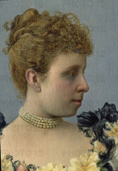 ALDAZ Y SANCHO JUAN
DET-RETRATO DE LA REINA REGENTE MARIA CRISTINA DE HABSBURGO-Conjunto en el