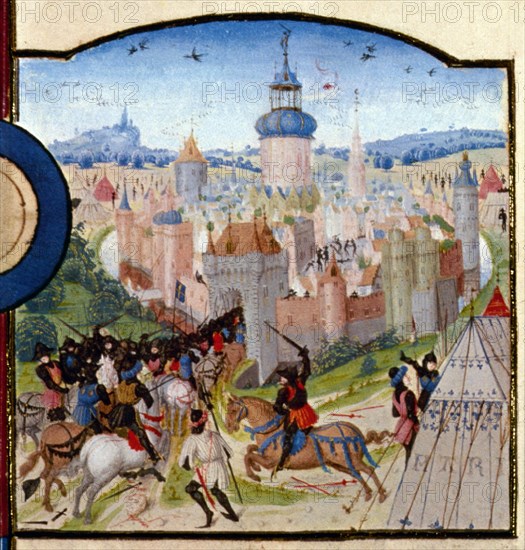 D- LIBRO CRUZADAS-1º CRUZADA-GODOFREDO DE BOUILLON CONQUISTA JERUSALEN - Conj nº 77230
VIENA,