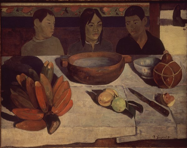 GAUGUIN PAUL 1848/1903
LA COMIDA - 1891 - O/L - 73x92 - POSTIMPRESIONISMO FRANCES
PARIS, MUSEO DE