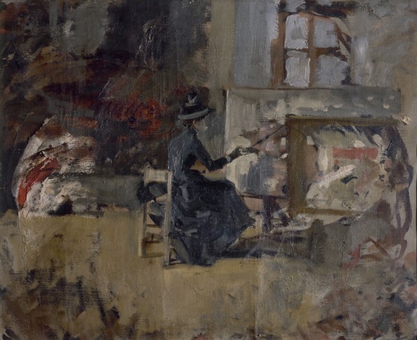 Sorolla, Femme à son chevalet