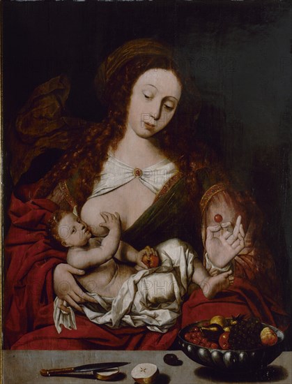 ESCUELA FLAMENCA
(VIRGEN DE LA LECHE) - S XV
MADRID, COLECCION MANUEL MUÑOZ
MADRID