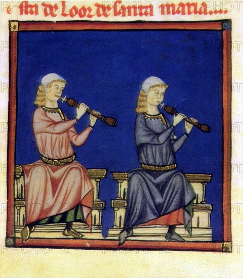 ALFONSO X EL SABIO 1221/84
D-M.B.I.2-CANTIGA DE STA MARIA-Nº390-F350R-CODICE DE LOS