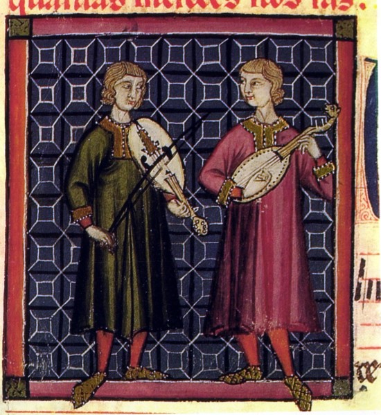 Alphonse X le Sage, Joueurs de vihuela d'arco et laouto