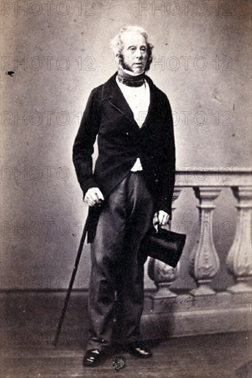 MAYER & PIERSON
P- HENRY JOHN TEMPLE LORD PALMESTON (1784-1865) - FOTOGRAFIA EN BLANCO Y NEGRO - S