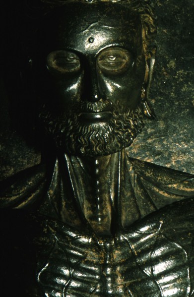 Statue de Bouddha jeûnant, musée de Lahore, Pakistan