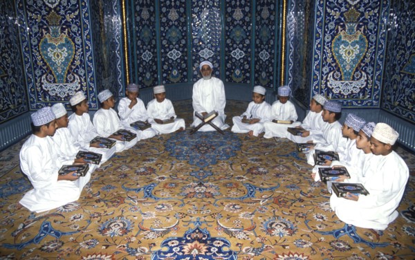 Une école d'enseignement coranique dans le sultanat d'Oman