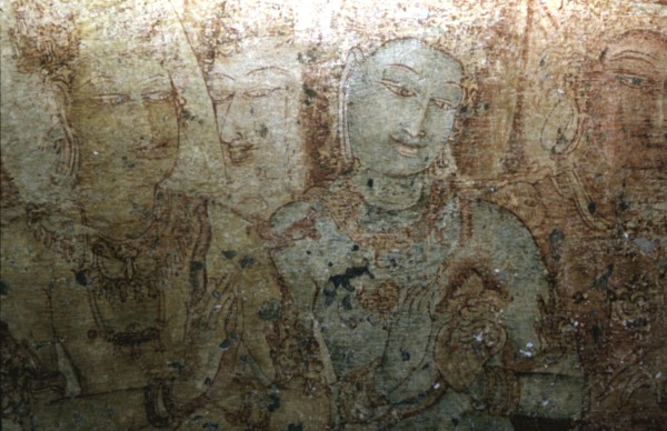 Polonnaruwa, freques dans la maison de Tivanka House, Sri Lanka