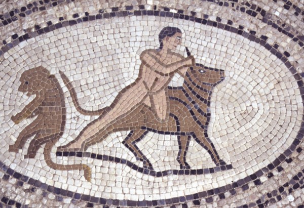 Mosaïque romaine, Les Travaux d'Hercule