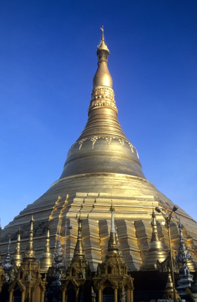 Shwedagon Pagoda in Yangon Myanmar