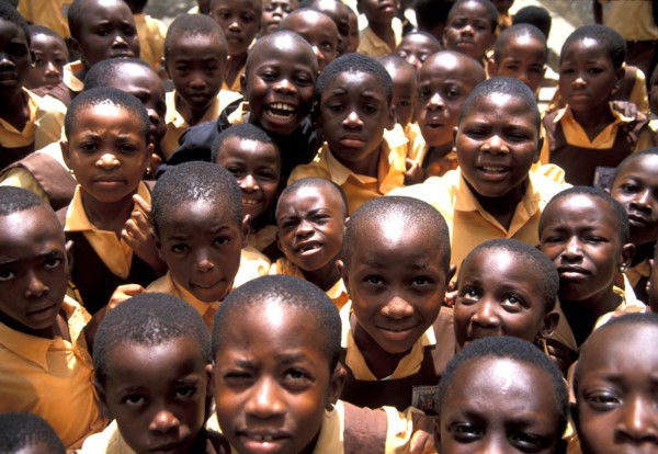 Christian primary schoolchildren Accra Ghana