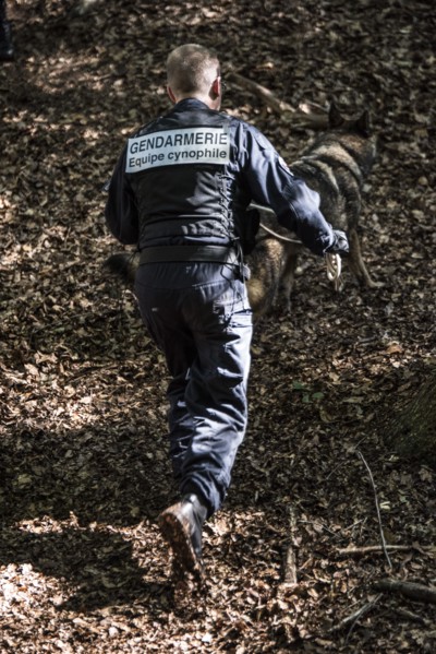 Unité cynophile de la gendarmerie à Paris, 2016