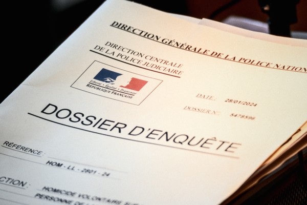 Dossier d'enquête de la Police nationale