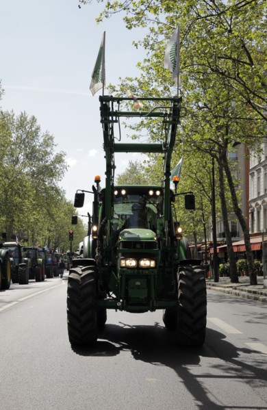 Manifestation d'agriculteurs, 2010