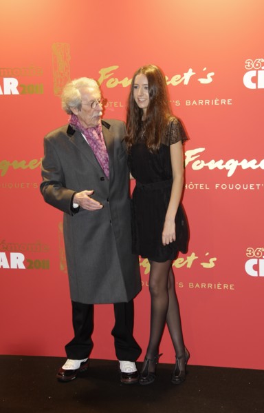 Jean Rochefort et sa fille, 2011