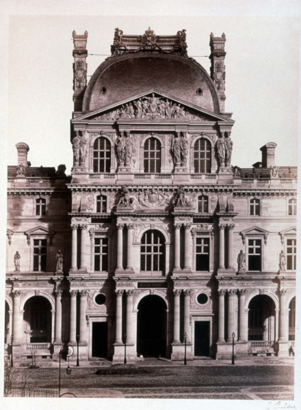 Baldus, Paris, Nouveau Louvre, Pavillon Richelieu, côté rue de Rivoli
