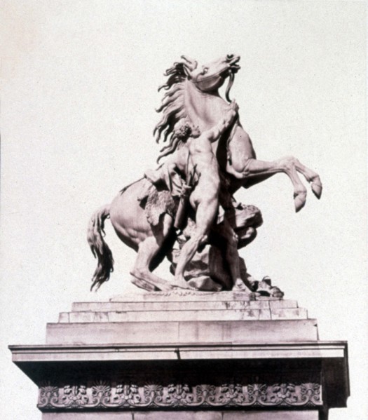 Baldus, Paris, Chevaux de Marly, gauche