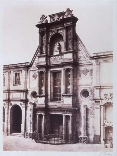 Baldus, Paris, Portique du Château d'Anet,  à l'Ecole des Beaux-Arts